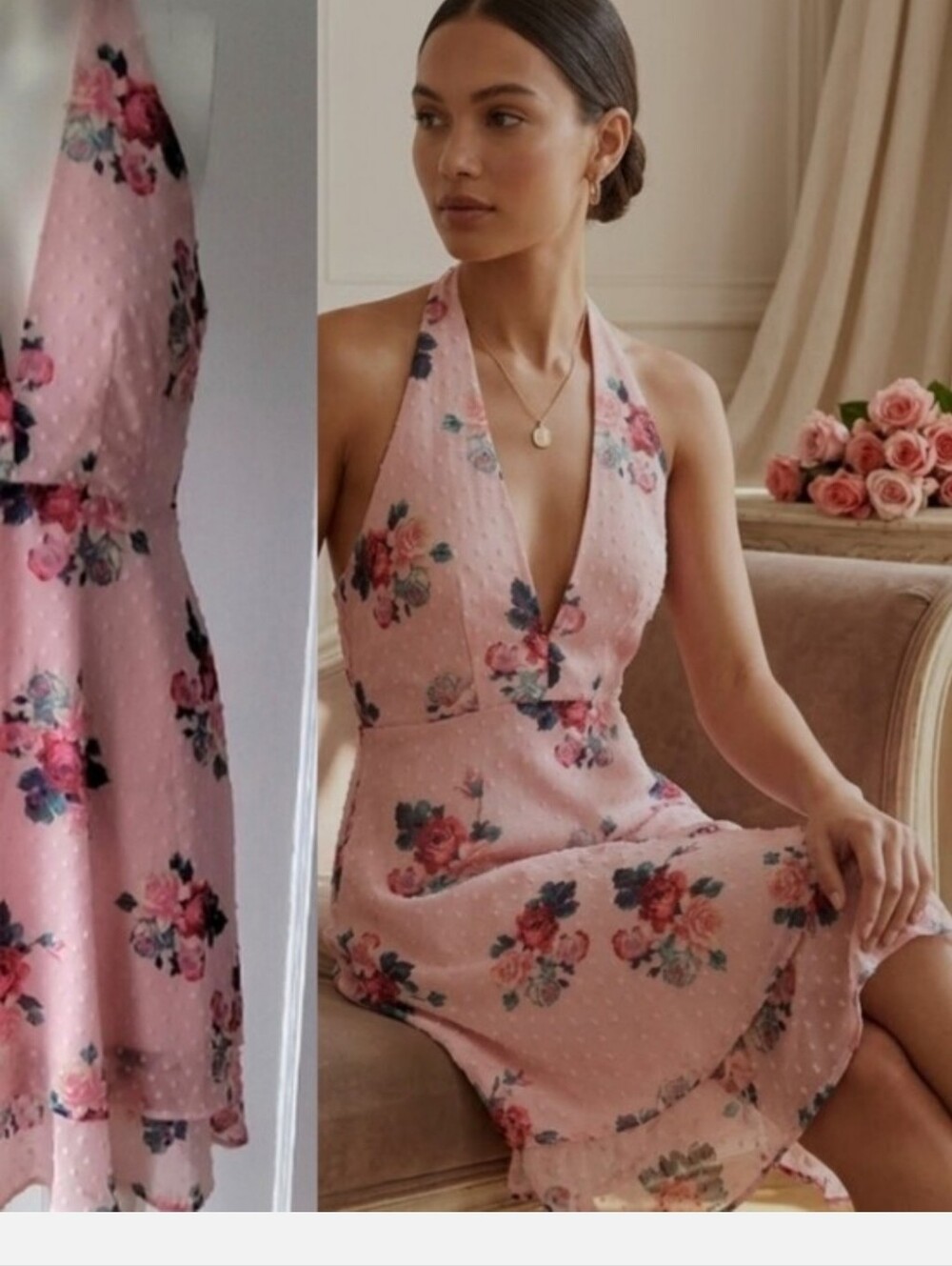 Floral Pink Dress
